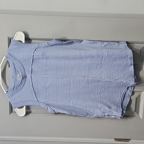 Eddie Bauer Tops - NWOT Eddie Bauer Raw Edge Blue Tank Top XS